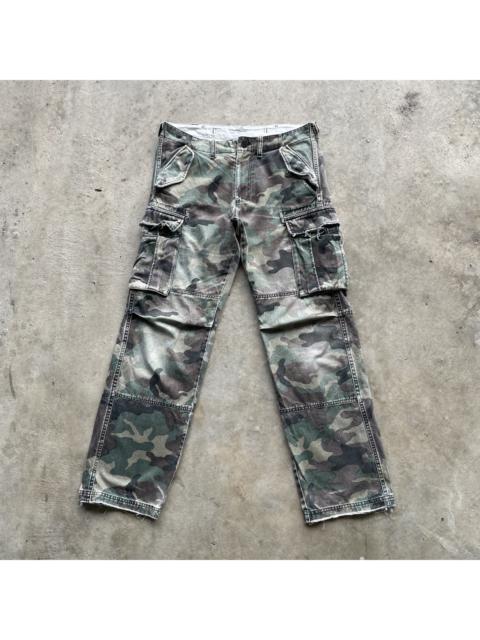 Other Designers Vintage - Faded💥 Vintage Japan Blue Label Camo Multipocket Cargo Pants
