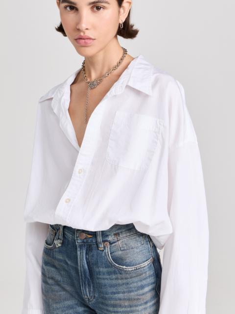 R13 Crossover Bubble Shirt