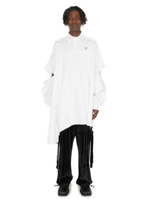 Other Designers NWT - Hood by Air Cut out Oversized Polo