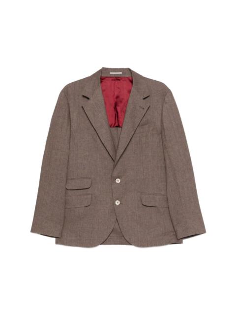 Brunello Cucinelli Linen single-breasted jacket