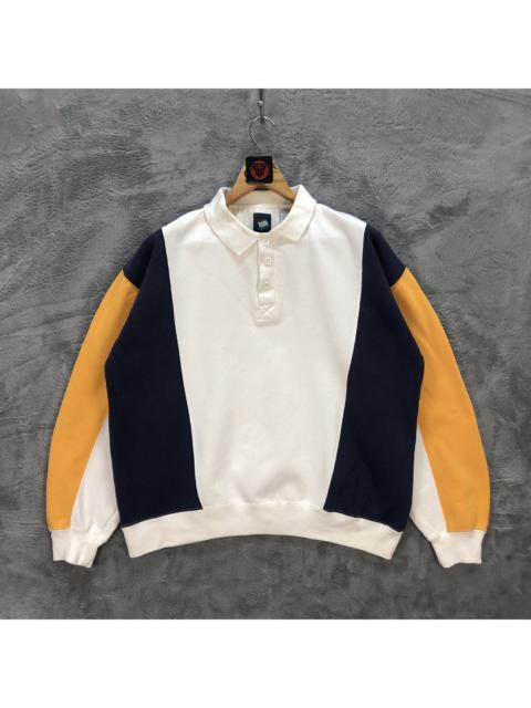 Other Designers Vintage - Vintage First Run Collared Colorblock Sweatshirts #6279-58