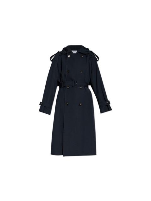 Bottega Veneta BOTTEGA VENETA Navy Blue Trench Coat New & Authentic (Women'