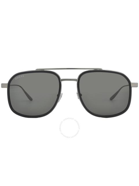 GUCCI Gucci Grey Navigator Men's Sunglasses GG1310S 001 56