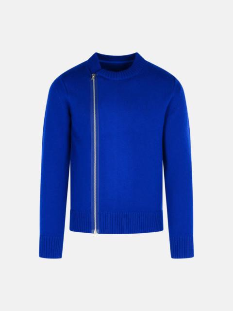 sacai BLUE WOOL SWEATER