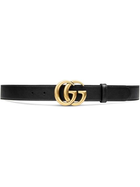 GUCCI Gucci Men Gg Marmont Leather Belt