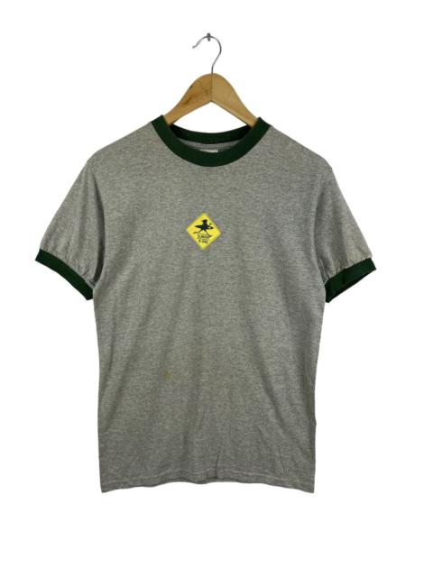 Other Designers Vintage Surfer X-ING Big Logo T-shirt Grey