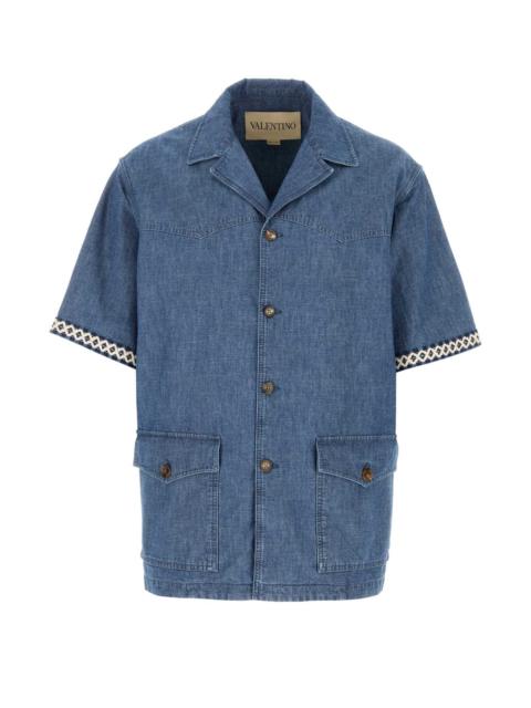 Valentino Valentino Garavani Men Denim Shirt