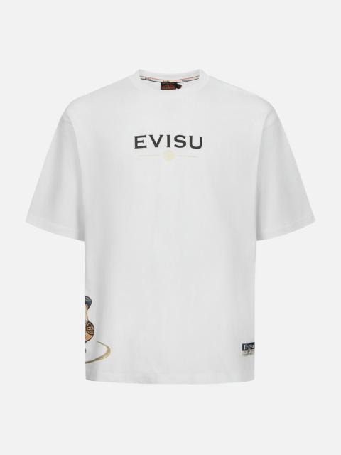 EVISU Ebisu Print Relax Fit T-Shirt