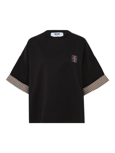 MSGM Logo Two-Colourway T-Shirt