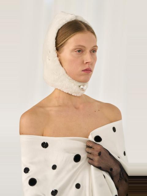 BERNADETTE Hood Mimi Embroidered