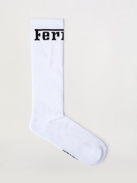Ferrari Cotton blend socks with Ferrari logo
