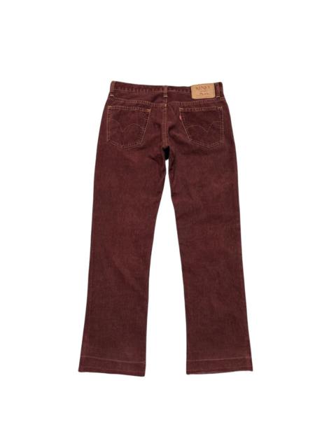 Hysteric Glamour Hysteric Glamour Corduroy Maroon Jeans