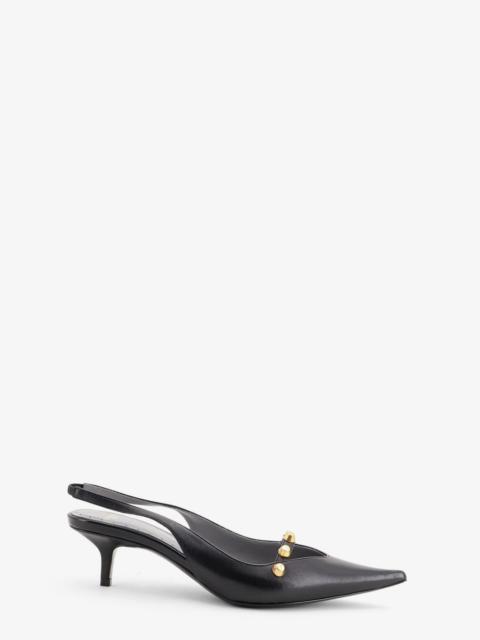 BALENCIAGA Balenciaga Women Midnight City Leather Pumps With Studs