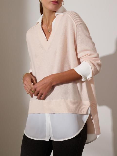 BROCHU WALKER The Looker Layered V-Neck