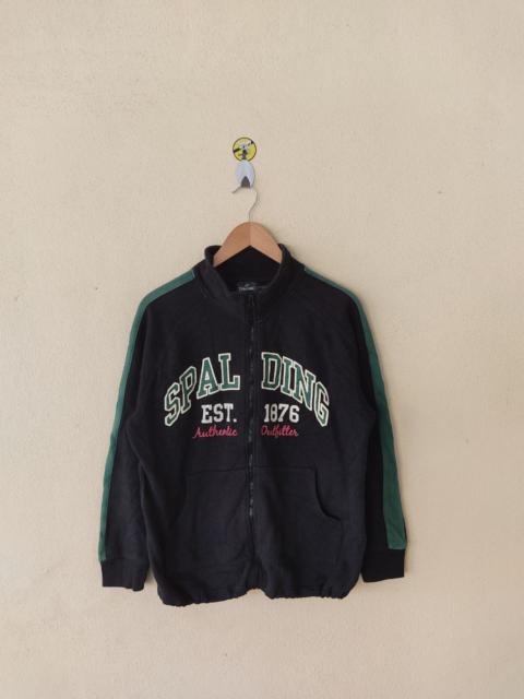 Other Designers Vintage - VINTAGE SPALDING BIG LOGO ZIP UP SWEATSHIRT