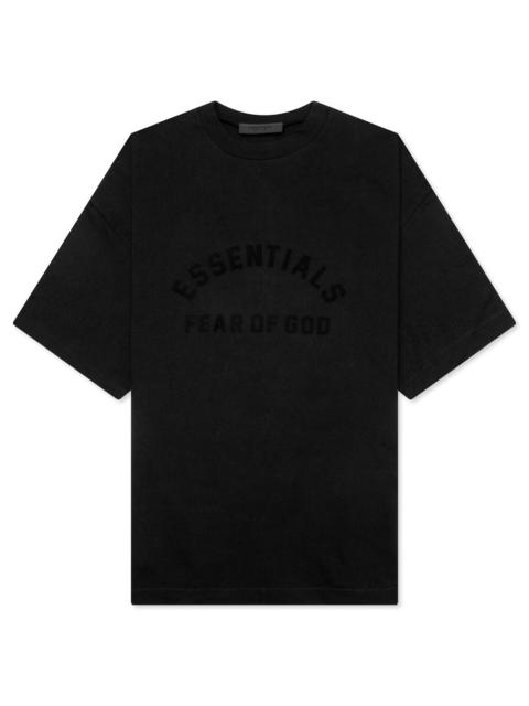ESSENTIALS ESSENTIALS HEAVY S/S TEE - BLACK
