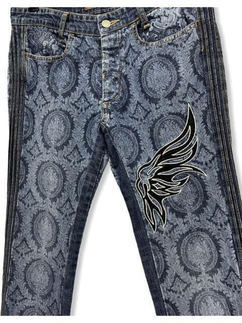 Other Designers CABANE de ZUCCa - FYE🔥! ZUCCA Full Print Half Wing Embroidery Paisley Denim