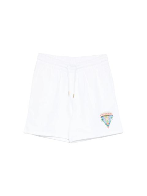 CASABLANCA Casablanca White Shorts - Track & Running Shorts Men