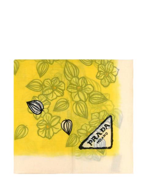 Prada Women Printed Cotton Sarong