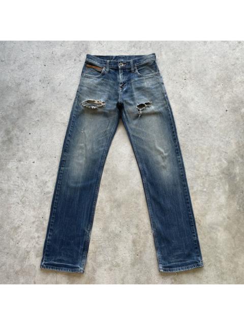 Other Designers Vintage Edwin Distressed Faded Ripped Jeans Denim Pants