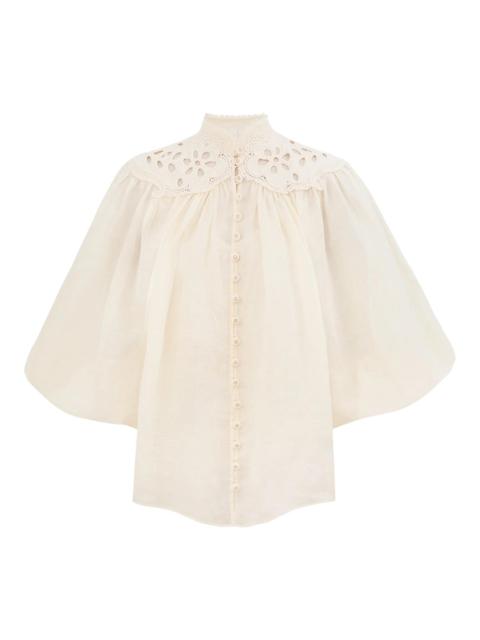Zimmermann Coco Embroidered Blouse