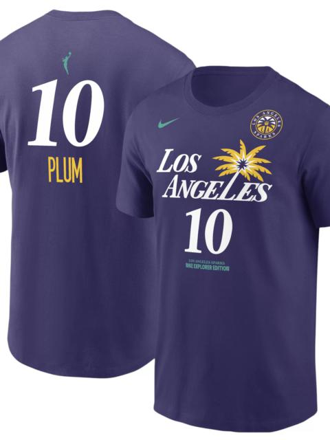 Nike Nike Adult Los Angeles Sparks Kelsey Plum #10 Purple T-Shirt