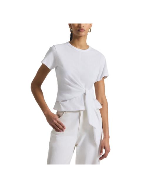 DEREK LAM 10 CROSBY Derek Lam 10 Crosby Sono Jersey Tie Front T-Shirt