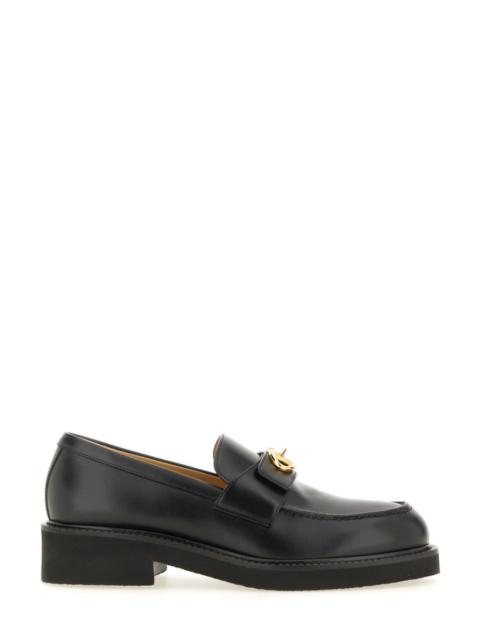 Valentino Valentino Garavani Women 40Mm Calfskin "Vlogo Locker" Loafer
