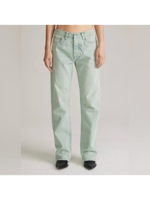 Other Designers Hope Stockholm Aqua Bio Tint Green Rush Jeans Relaxed Bootcut size 27