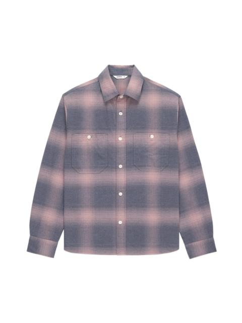 3sixteen Utility Flannel Mauve Ombre