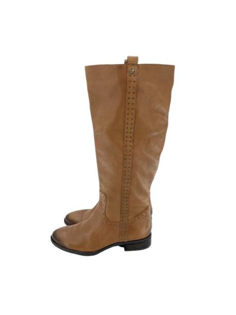 Other Designers Sam Edelman Boots Soft Studded Leather Riding Boot Whiskey Brown 10.5 NEW
