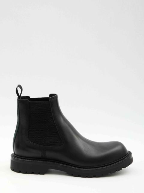 Gucci Men Chelsea Boots With Web