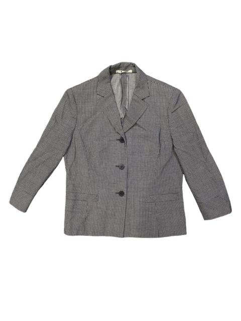 Other Designers Aquascutum Japan Mini Check Wool Blazer – Archival Tailoring