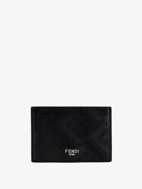 FENDI Fendi Leather Cardholder With Ff Motif