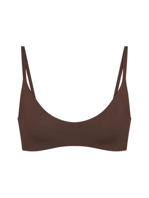 Nike Nike x SKIMS Women's Matte Micro Scoop Bra Dark Sepia