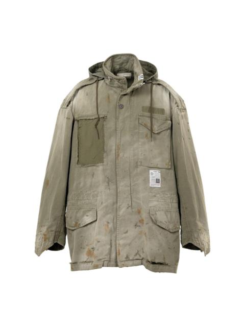 Maison MIHARAYASUHIRO Distressed M 65 Jacket