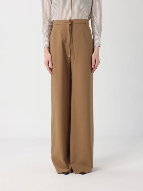 Max Mara Studio Max Mara Studio Women Virgin Wool Drawstring Trousers Max Mara Studio