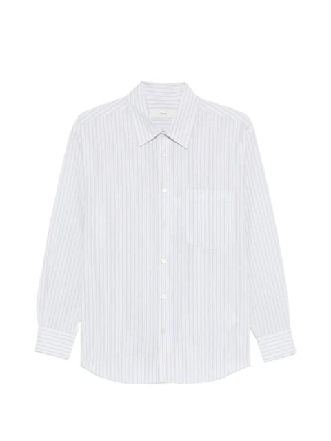 Dunst Dunst Striped-pattern Chest-pocket Shirt