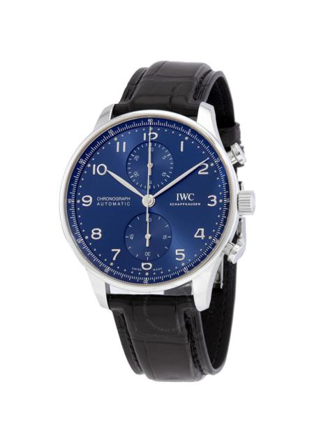 IWC Schaffhausen IWC Portuguese Chronograph Automatic Blue Dial Men's Watch IW371606