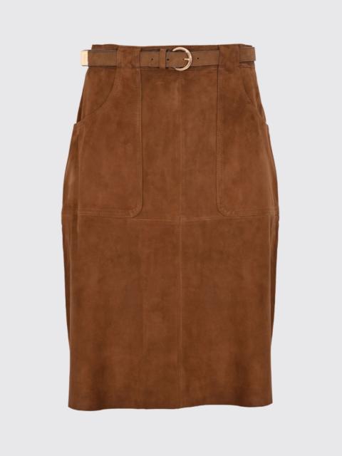 Max Mara Studio Max Mara Studio Women Suede Lambskin Skirt Max Mara Studio