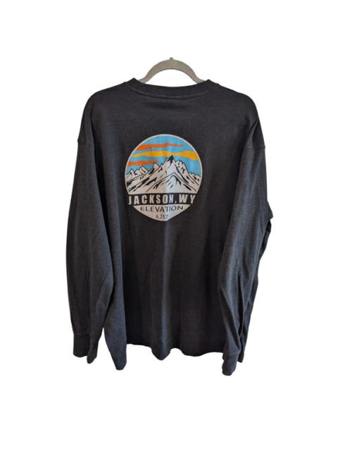 Outfitter Trading Co. - Outfitter Trading Co Jackson Wyoming Teton Long Sleeve Tshirt 2XL