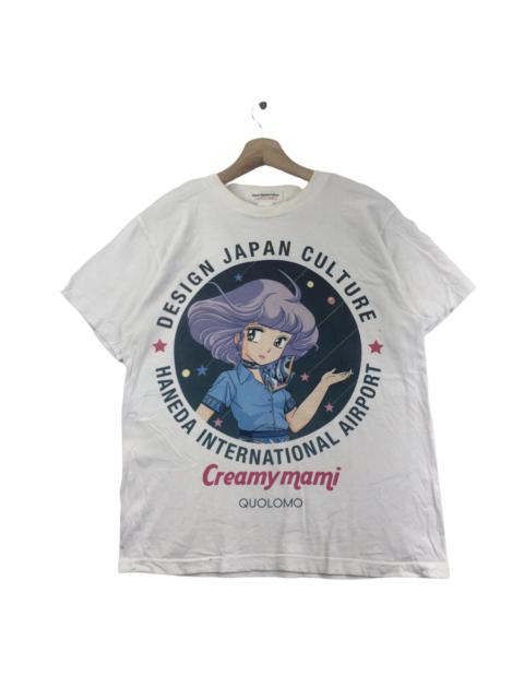 Other Designers Vintage - Vtg CREAMY MAMI ANIME Quolomo Haneda Airport Tee Shirt Manga