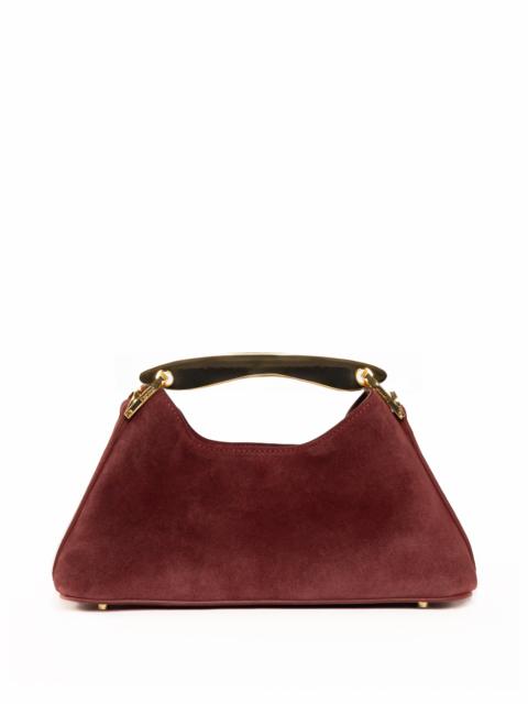 Elleme Mini Boomerang Suede Burgundy