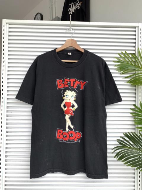 Other Designers Vintage - Vintage 1996 Betty Boop Mirror Print Tee