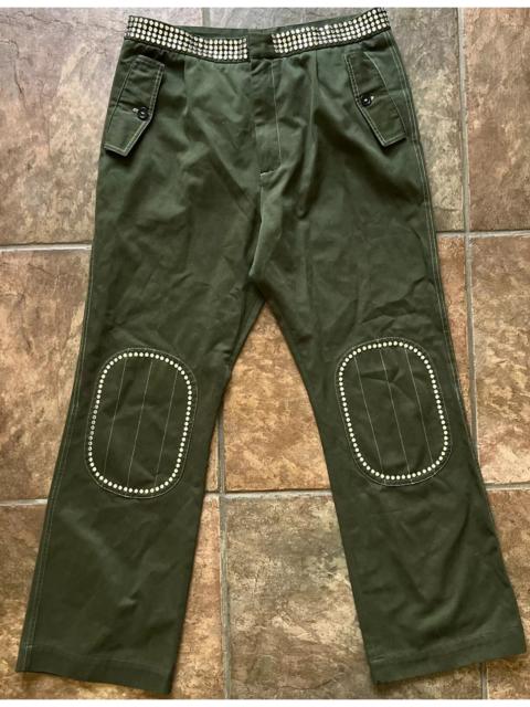 WALES BONNER Wales Bonner Studded Knee Pads Chino