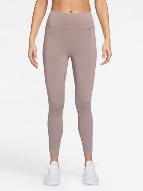 Nike Nike Universa Medium-Support High-Waisted Pocket 7/8 Leggings in Malt at Nordstrom
