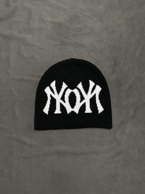 Hype - Double NY "Felicity" No Cuff Knit Skull Cap Black Beanie