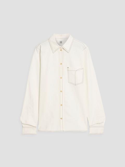 TOTEME Cotton-twill shirt