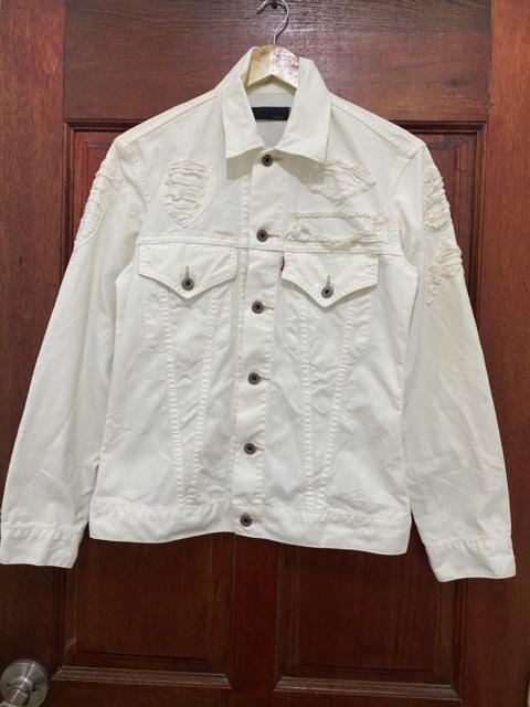 Levi's Vintage Levi’s Denim Trucker Design Distressed Jacket