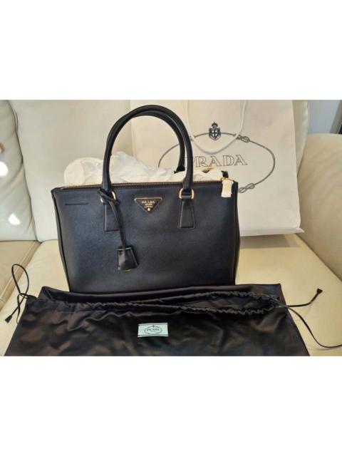 Prada Prada Galleria Saffiano Black Leather
